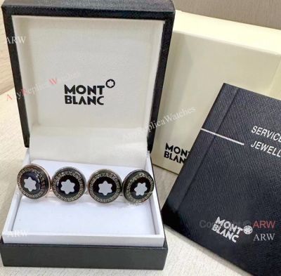 Best Quality Mont blanc Cufflinks White Star for Men